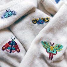 Load image into Gallery viewer, Moth Mending Embroidery Pattern Transfers