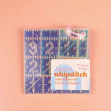 Load image into Gallery viewer, Mini Squares Set - Iridescent Quilting Rulers