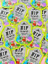 Load image into Gallery viewer, R.I.P. Unfinished Projects Sticker