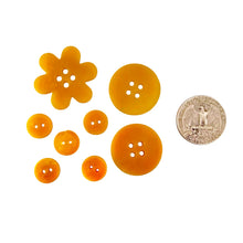 Load image into Gallery viewer, Little Recycled Plastic Buttons - Orange