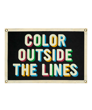 Load image into Gallery viewer, Color Outside the Lines Camp Flag