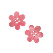 Load image into Gallery viewer, Flower Recycled Plastic Buttons - Dusty Pink