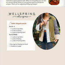 Load image into Gallery viewer, Quilted Chore Coat - Paper Pattern