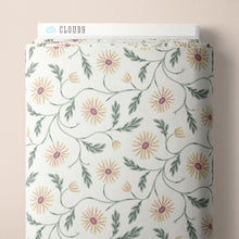 Load image into Gallery viewer, Trailing Floral Cream Flannel