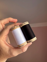 Load image into Gallery viewer, SAMPLE SWATCH - Yard Scanfil Organic Cotton Sewing Thread (50 wt)
