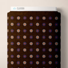 Load image into Gallery viewer, Fat Quarter Araminta Dark Brown Organic Quilting Cotton