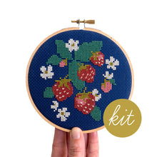 Load image into Gallery viewer, Strawberries Embroidery Kit