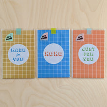 Load image into Gallery viewer, Cards with Care Instructions For Knit & Sewn Gifts