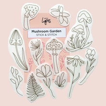 Load image into Gallery viewer, Mushroom Garden Stick & Stitch Set