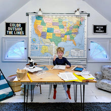 Load image into Gallery viewer, Color Outside the Lines Camp Flag