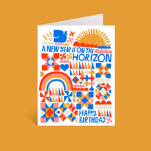 Load image into Gallery viewer, A New Year Is On the Horizon Greeting Card