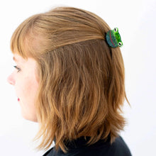 Load image into Gallery viewer, Mini Green Froggy Hair Claw Clip