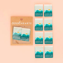 Load image into Gallery viewer, Made in the Mountains - Sewing Woven Clothing Label Tags