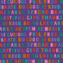 Load image into Gallery viewer, Mindful Reminders Organic Cotton Fat Quarters