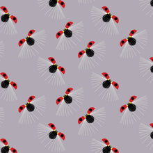 Load image into Gallery viewer, Ladybug Flight Organic Cotton Poplin