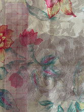 Load image into Gallery viewer, Gold Floral Upholstery Fabric 1/2 Yard