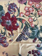 Load image into Gallery viewer, Yellow Floral Upholstery Fabric 1/2 Yard