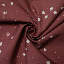 Load image into Gallery viewer, Cloudy Deco Rose Organic Poplin