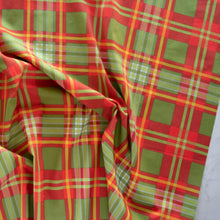 Load image into Gallery viewer, Holiday Plaid Organic Cotton Poplin
