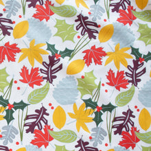 Load image into Gallery viewer, Fat Quarter Holiday Leaves Organic Cotton