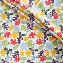 Load image into Gallery viewer, Fat Quarter Holiday Leaves Organic Cotton