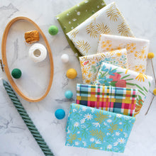 Load image into Gallery viewer, Market Wild Fronds Fat Quarter Bundle Organic Cotton Poplin