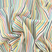 Load image into Gallery viewer, Yarn Stripe Bright Organic Poplin