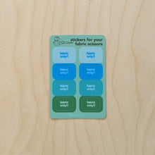 Load image into Gallery viewer, Stickers To Protect Your Fabric Scissors / Shears
