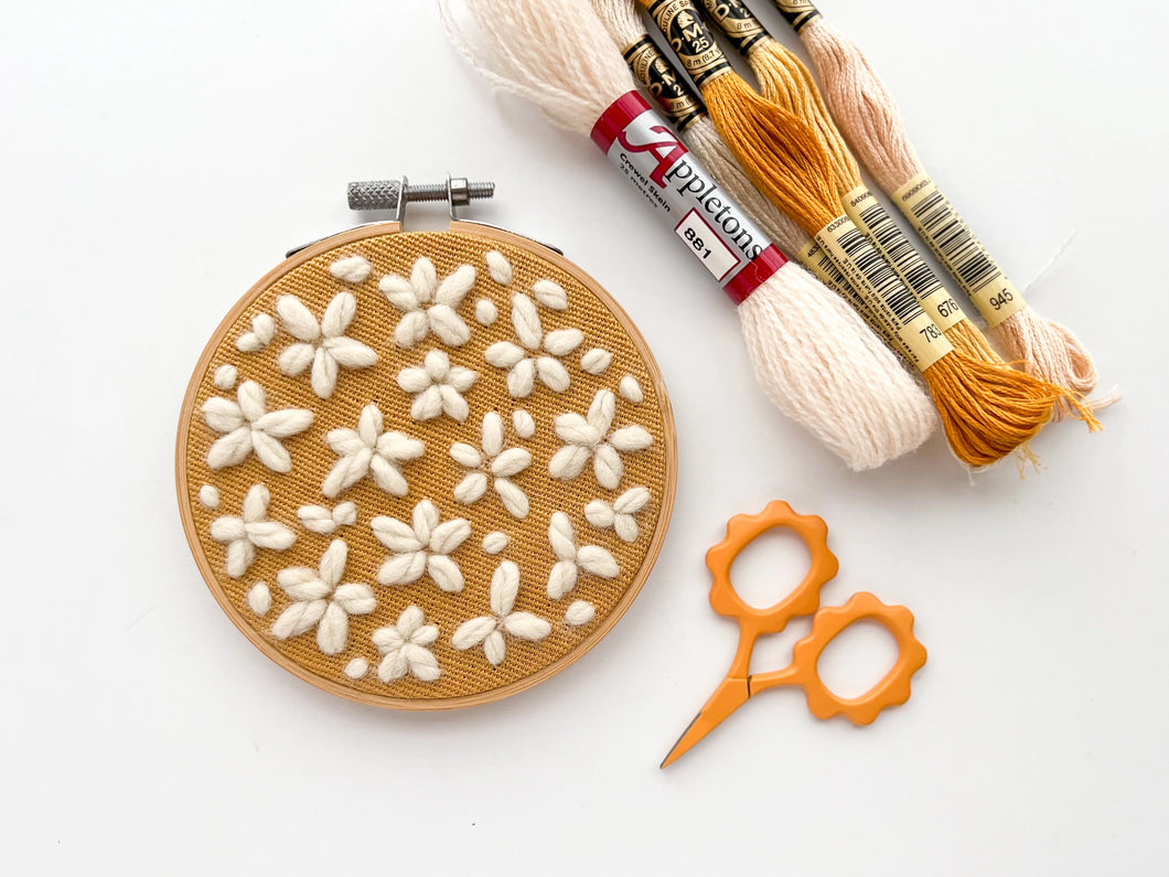 Honey Small Flower Embroidery Scissors