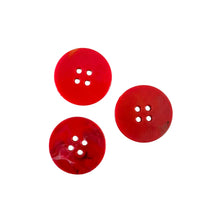Load image into Gallery viewer, Big Recycled Plastic Buttons - Red
