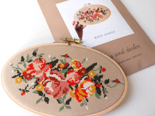 Load image into Gallery viewer, Rosy ChaosCross Stitch Kit
