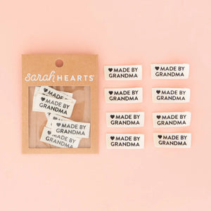 Made By Grandma Organic Cotton Sewing and Quilting Labels