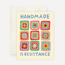 Load image into Gallery viewer, Handmade Is Resistance Greeting Card
