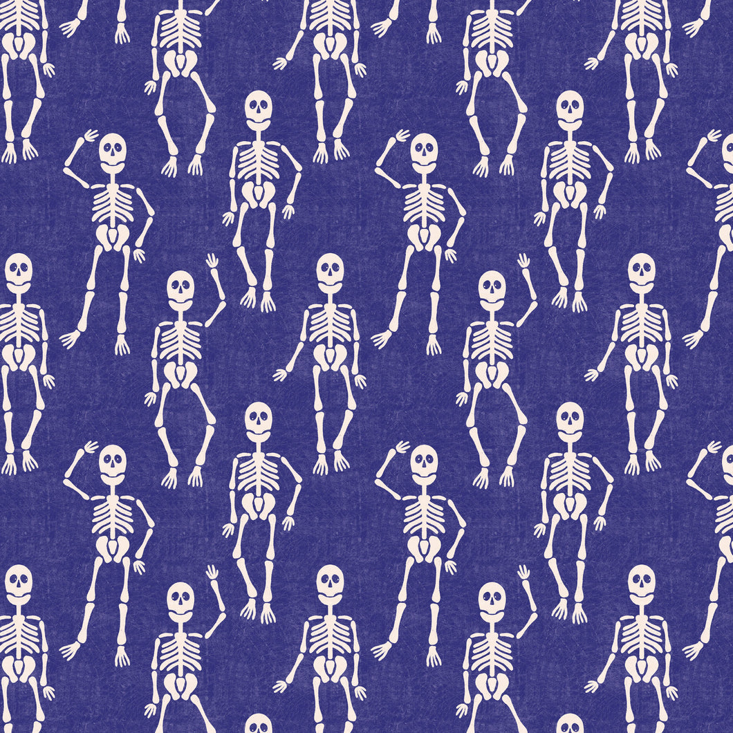 Verona Skeleton Organic Quilting Cotton