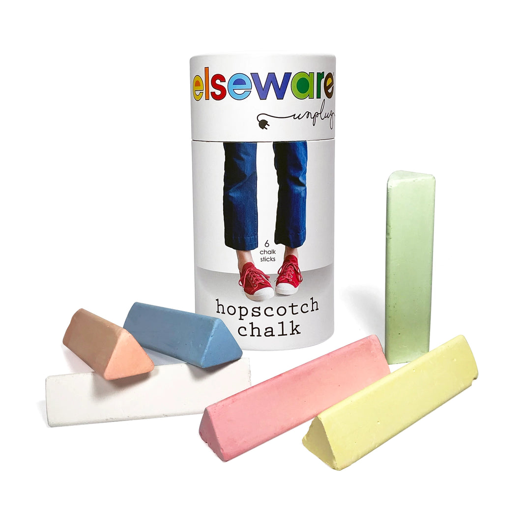 Hopscotch Chalk - Talc-Free - 6 Natural & Non-Toxic Colors