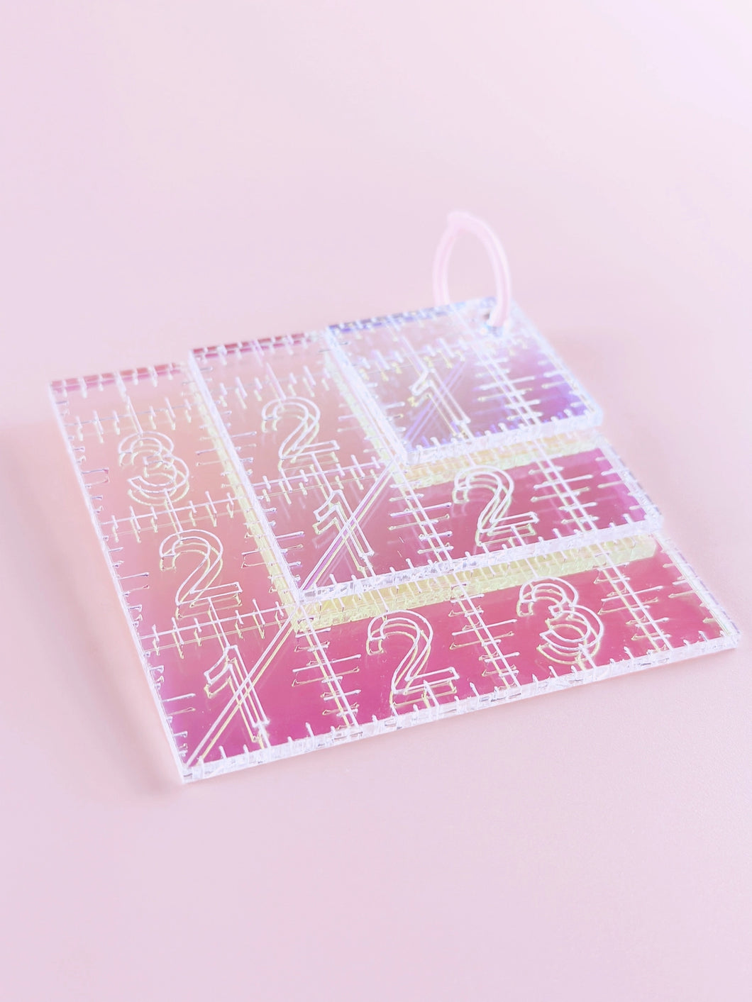 Mini Squares Set - Iridescent Quilting Rulers
