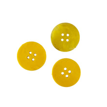 Load image into Gallery viewer, Big Recycled Plastic Buttons - Yellow
