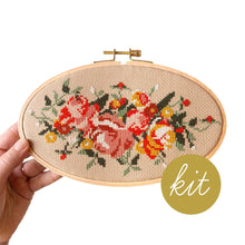Load image into Gallery viewer, Rosy ChaosCross Stitch Kit
