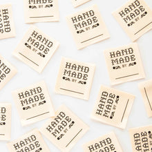 Load image into Gallery viewer, Crafty Handmade By: Organic Cotton Write in Sewing Labels
