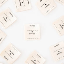 Load image into Gallery viewer, Started Finished Organic Cotton Sewing and Quilting Labels
