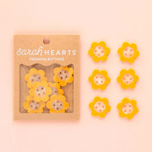Load image into Gallery viewer, Yellow Daisy Large 1" Buttons
