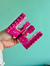 Load image into Gallery viewer, Pink Sewing Machine Hair Claw

