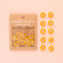 Load image into Gallery viewer, Yellow Daisy Small 5/8" Buttons
