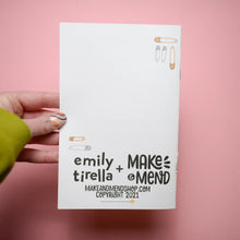 Load image into Gallery viewer, Mend + Repair Your Clothing By Hand Zine
