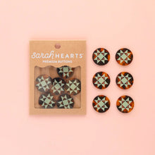 Load image into Gallery viewer, Quilt Star 1&quot; Buttons
