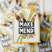 Load image into Gallery viewer, Make Mend Art Supply Frame Vinyl Sticker
