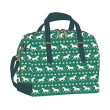 Load image into Gallery viewer, Green Howdy Happy Homestead Organic Cotton Fabric
