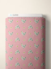 Load image into Gallery viewer, Pink Chickens Happy Homestead Quilting Cotton

