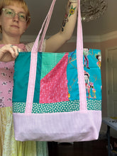 Load image into Gallery viewer, Bett Boop Upcycled Tote Bag
