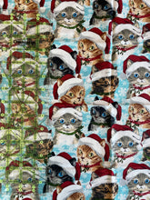 Load image into Gallery viewer, Kitty Christmas 1/2 Yard Quilting Cotton
